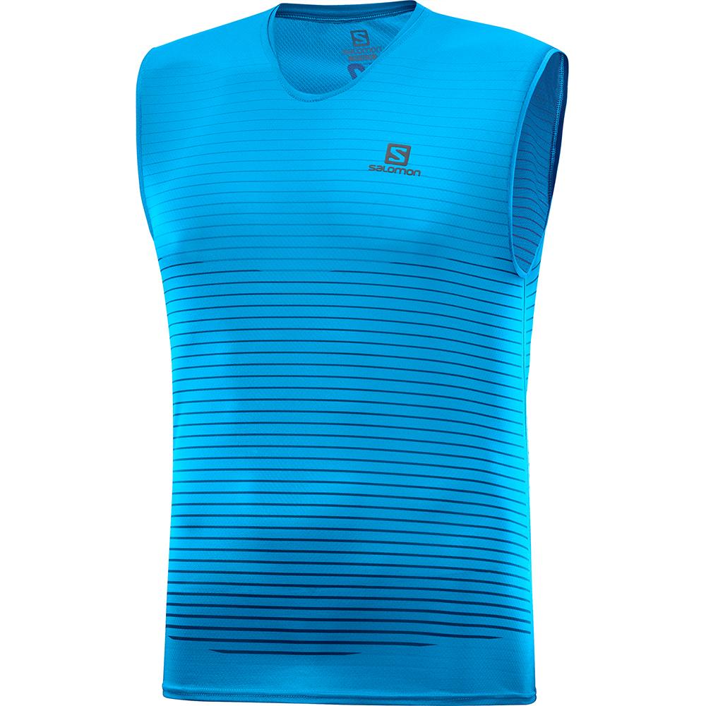 Salomon Tanktops Herre Blå - SENSE M (EFOSU-6047)